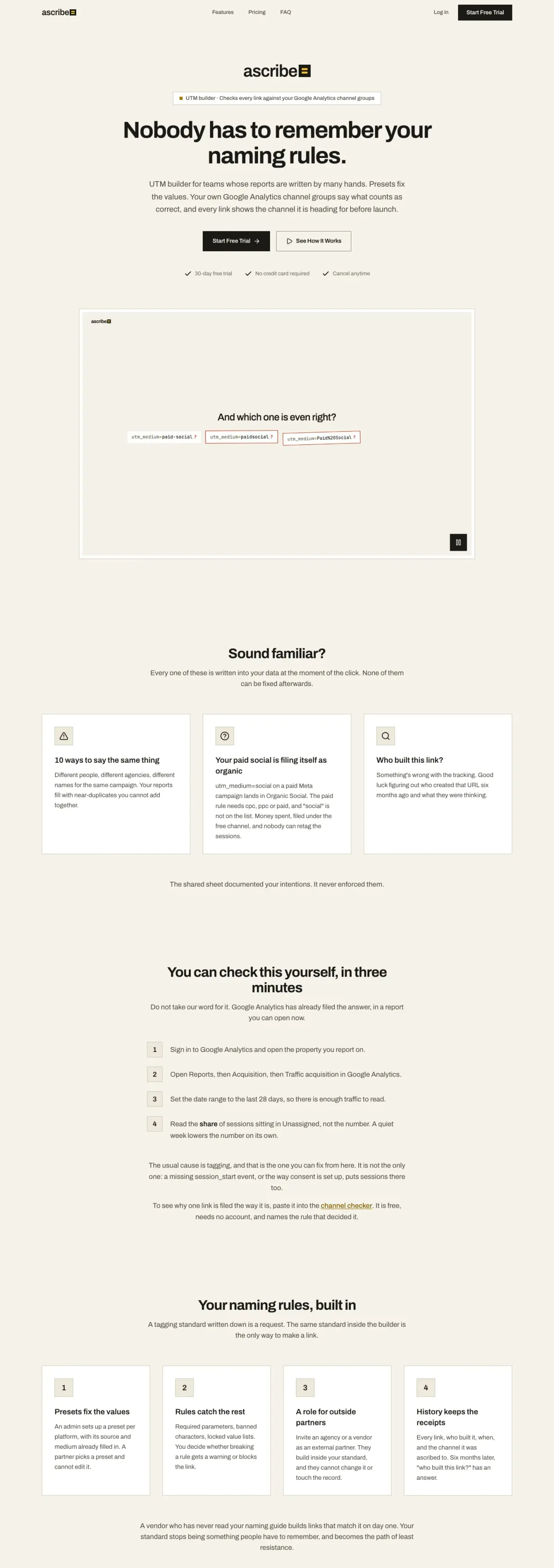ascribe screenshot